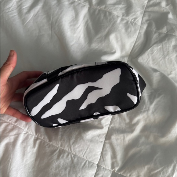 Zebra Print Makeup Bag | Travel Cosmetic Organizer | 8” x 4” - Picture 7 of 11